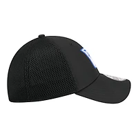 Men's New Era  Black York Rangers Logo 39THIRTY Flex Hat