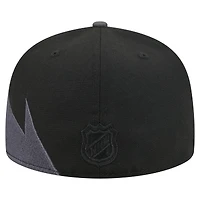 Men's New Era  Black York Rangers Spikes 59FIFTY Fitted Hat
