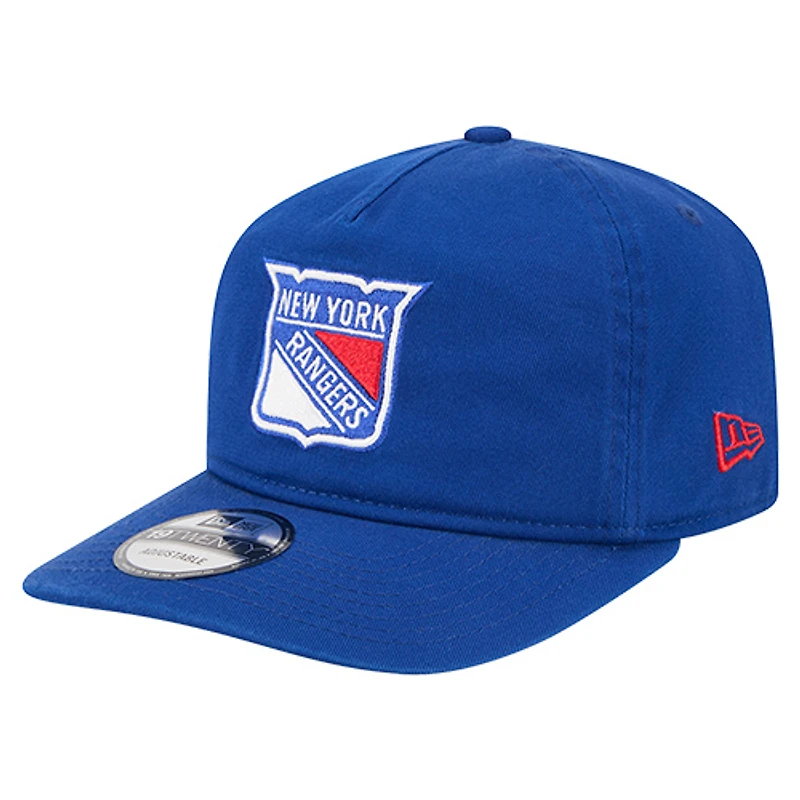 Casquette ajustable New Era bleue New York Rangers 19TWENTY pour homme