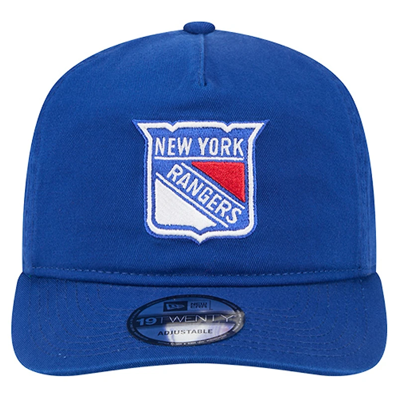 Casquette ajustable New Era bleue New York Rangers 19TWENTY pour homme