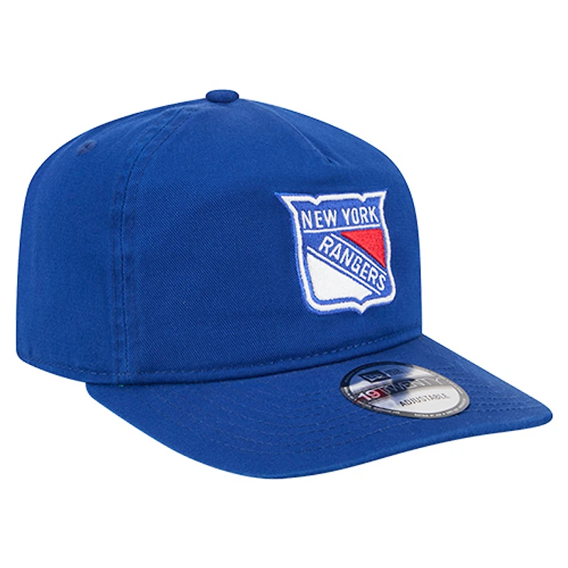 Casquette ajustable New Era bleue New York Rangers 19TWENTY pour homme