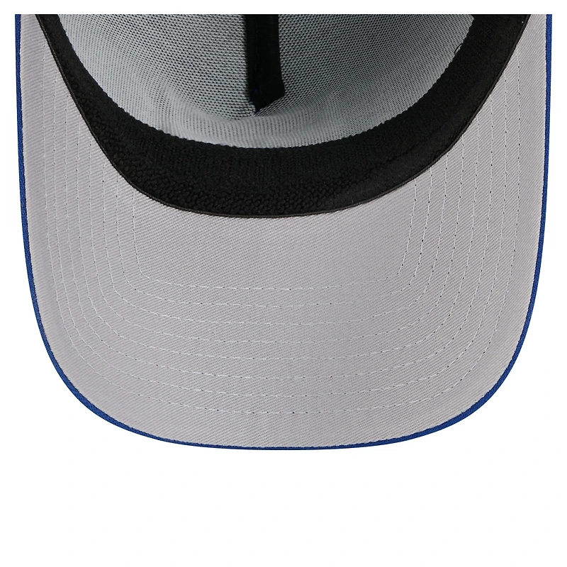 Men's New Era Blue York Rangers 39THIRTY A-Frame Perforated Flex Hat