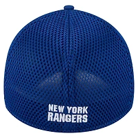 Men's New Era  Blue York Rangers Linear Featherweight 39THIRTY Flex Hat