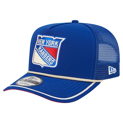 Casquette snapback New Era 9FIFTY bleue à motif vintage des Rangers de New York pour homme