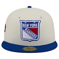 Men's New Era  Cream York Rangers America's 250th Two-Tone 59FIFTY Fitted Hat