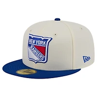 Men's New Era  Cream York Rangers America's 250th Two-Tone 59FIFTY Fitted Hat