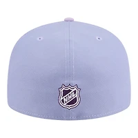 Men's New Era Light Purple/Purple York Rangers Lavender Bloom 59FIFTY Fitted Hat