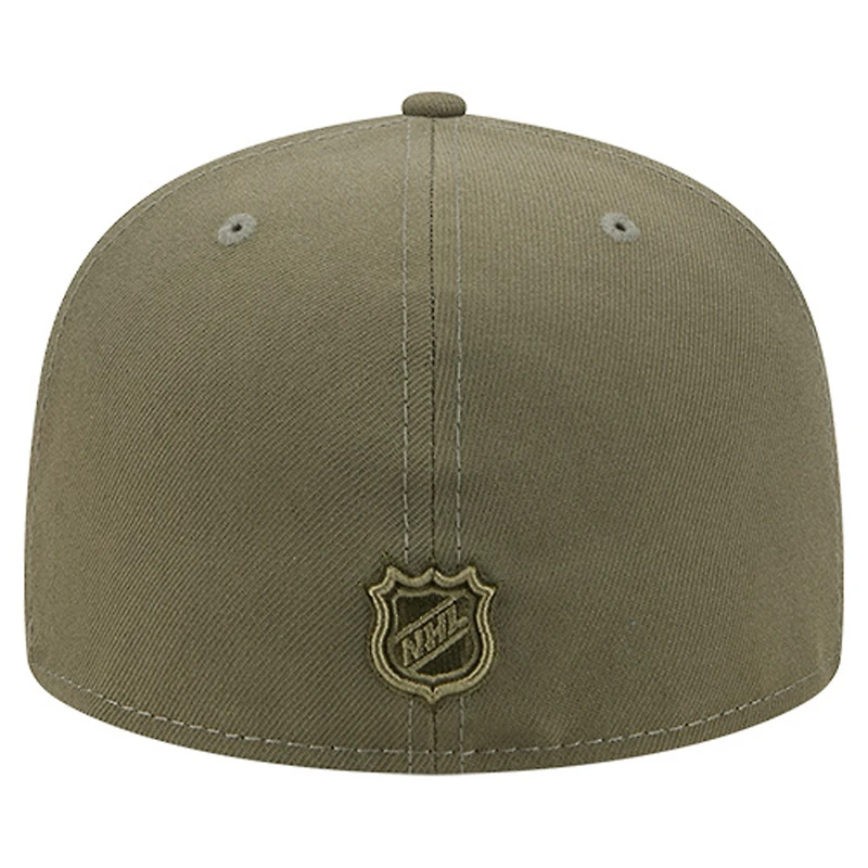 Men's New Era  Olive York Rangers Military Appreciation Flag 59FIFTY Fitted Hat