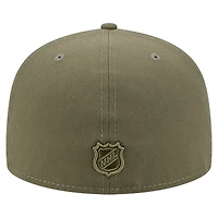 Men's New Era  Olive York Rangers Military Appreciation Flag 59FIFTY Fitted Hat