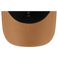 Men's New Era Tan/Light Brown New York Rangers Two-Tone Trucker 9SEVENTY Stretch Snap Adjustable Hat