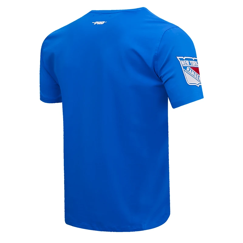 T-shirt Turn It Up Pro Standard bleu pour homme des Rangers de New York