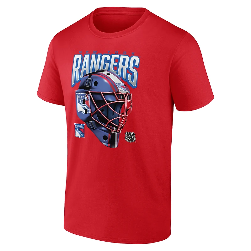T-shirt rouge pour homme des New York Rangers, Penalty Box
