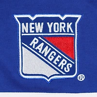 Haut à manches longues lacets Walter Tommy Hilfiger bleu des New York Rangers pour hommes