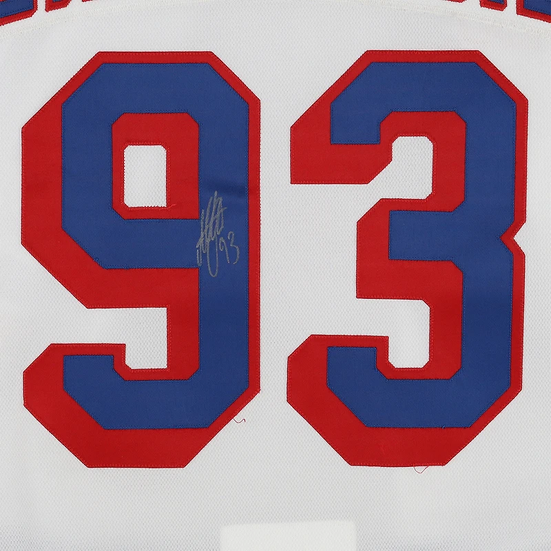 Mika Zibanejad New York Rangers Autographed Game-Used #93 Set Jersey from the 2024-25 NHL Season