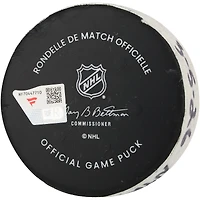 Mika Zibanejad New York Rangers Game-Used Goal Puck from March 5, 2026 vs. Toronto Maple Leafs