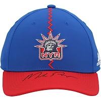 Casquette rétro adidas Reverse autographiée par Mike Richter des Rangers de New York 2022-23