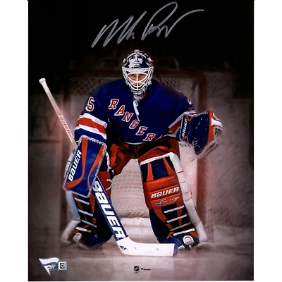 Mike Richter New York Rangers Autographed 8" x 10" In Net Spotlight Photograph