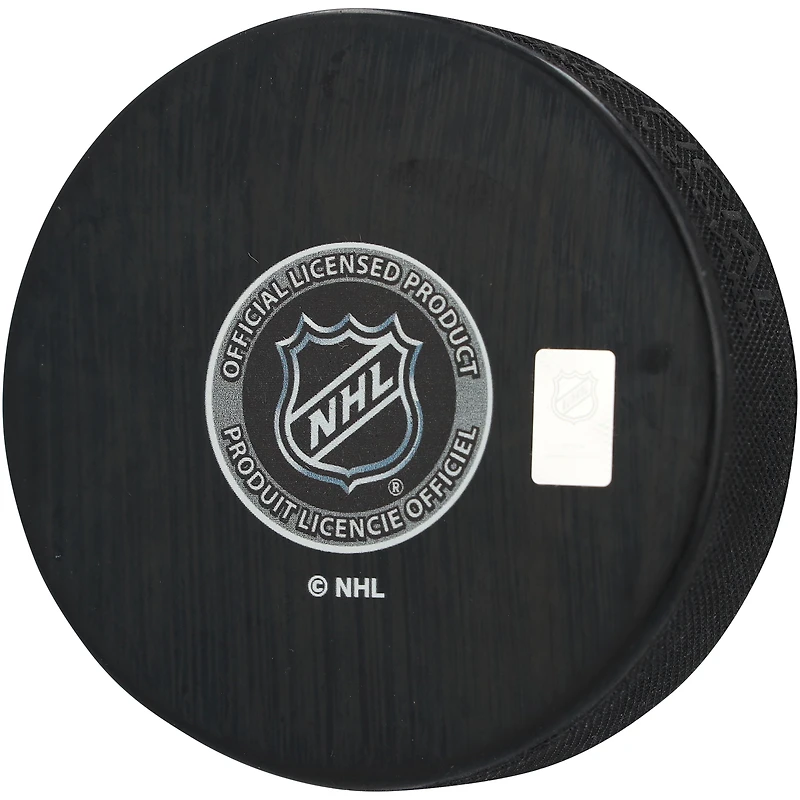 Mike Richter New York Rangers Autographed Hockey Puck with "No Quit in NY" Inscription