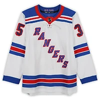 Mike Richter New York Rangers Autographed White adidas Jersey