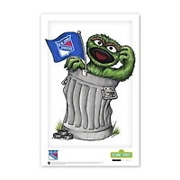 Impression Rue Sésame des Rangers de New York 11" x 17"