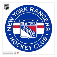 Rangers de New York - 36'' x 36'' Team Repositional Stripe Design Vinyl Sticker Mural