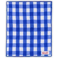 New York Rangers 50'' x 60'' Buffalo Check Frosty Fleece Blanket