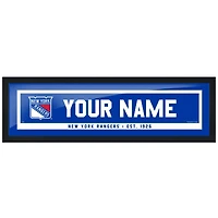 New York Rangers - 6'' x 22'' Team Personalization Picture Frame