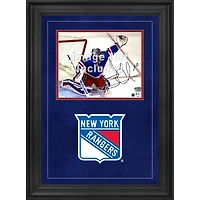 Cadre photo horizontal de luxe 8'' x 10'' New York Rangers avec logo de l'équipe