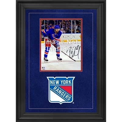 Cadre photo vertical de luxe 8'' x 10'' des Rangers de New York avec logo de l'équipe