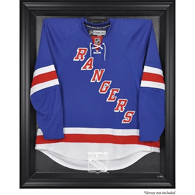 Vitrine de présentation encadrée noire pour maillots des Rangers de New York