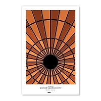 New York Rangers Madison Square Garden 11'' x 17'' Minimalist Stadium Poster Art Print