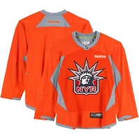 New York Rangers Practice-Used Orange Liberty Jersey - Size 58+