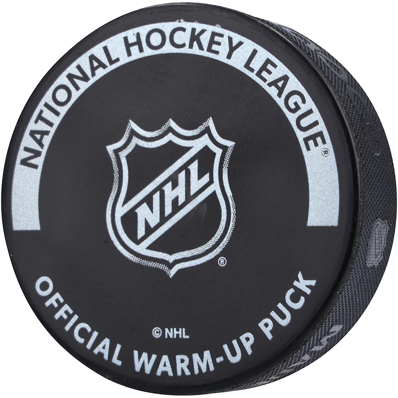 New York Rangers Practice-Used Puck Used During Warmups vs. Toronto Maple Leafs on December 15, 2022