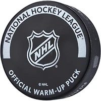 New York Rangers Practice-Used Puck Used During Warmups vs. Toronto Maple Leafs on December 15, 2022