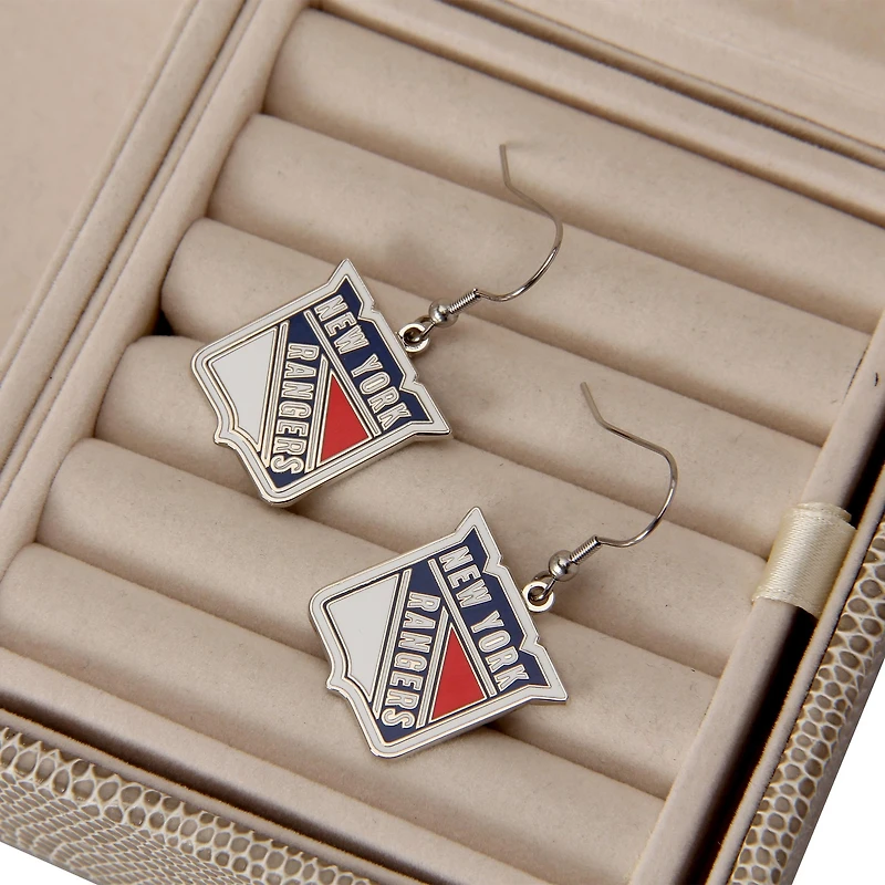 Boucles d'oreilles pendantes primaires WinCraft des Rangers de New York