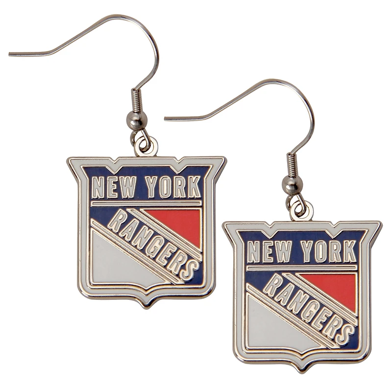 Boucles d'oreilles pendantes WinCraft Primary des Rangers de New York