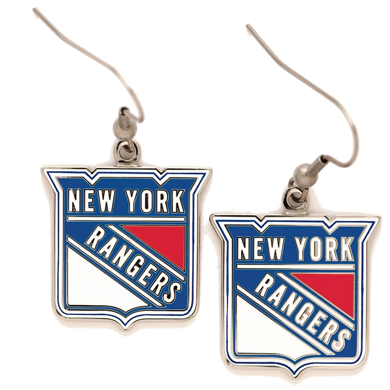 Boucles d'oreilles pendantes primaires WinCraft des Rangers de New York