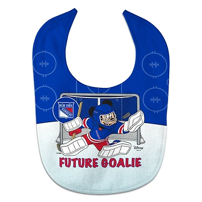 Bavoir pour nouveau-né et nourrisson WinCraft New York Rangers Disney All-Pro