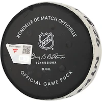 Rondelle de but utilisée par Noah Laba (New York Rangers) contre les Sénateurs d'Ottawa le 14 janvier 2026