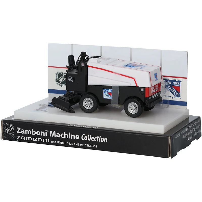 Zamboni moulée sous pression autographiée à l'échelle 1:43 par Phil Esposito des Rangers de New York