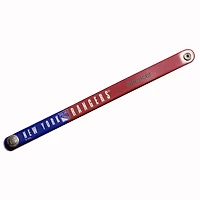 Bracelet fin en cuir personnalisé des Rangers de New York rouge
