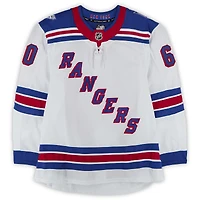 Scott Morrow New York Rangers Game-Used #60 White Set 3 Jersey from the 2025-26 NHL Season