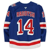 Taylor Raddysh New York Rangers Game-Used #14 Blue Set 2 Jersey from the 2025-26 NHL Season