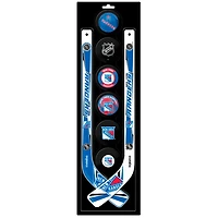 The Sports Vault New York Rangers Mini Hockey Stick & Foam Puck Eight-Piece Set