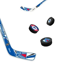 The Sports Vault New York Rangers Mini Hockey Stick & Foam Puck Eight-Piece Set