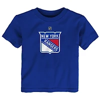 T-shirt bleu Outerstuff pour tout-petit avec logo principal des New York Rangers