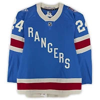 Tye Kartye New York Rangers Game-Used #24 Blue Alternate Jersey vs. Buffalo Sabres on April 8, 2026