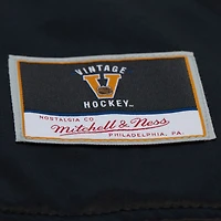 Unisex Mitchell & Ness Mark Messier Black New York Rangers Maxxed Out Full-Zip Satin Jacket