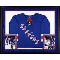 Vincent Trocheck New York Rangers Autographed Deluxe Framed Blue Fanatics Breakaway Jersey