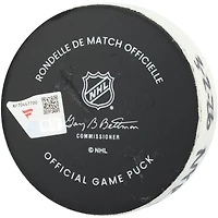 Vladislav Gavrikov New York Rangers Game-Used Goal Puck from March 2, 2026 vs. Columbus Blue Jackets